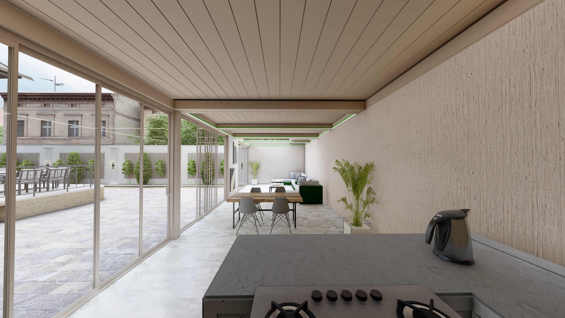 Pérgola bioclimática — CostaGlass